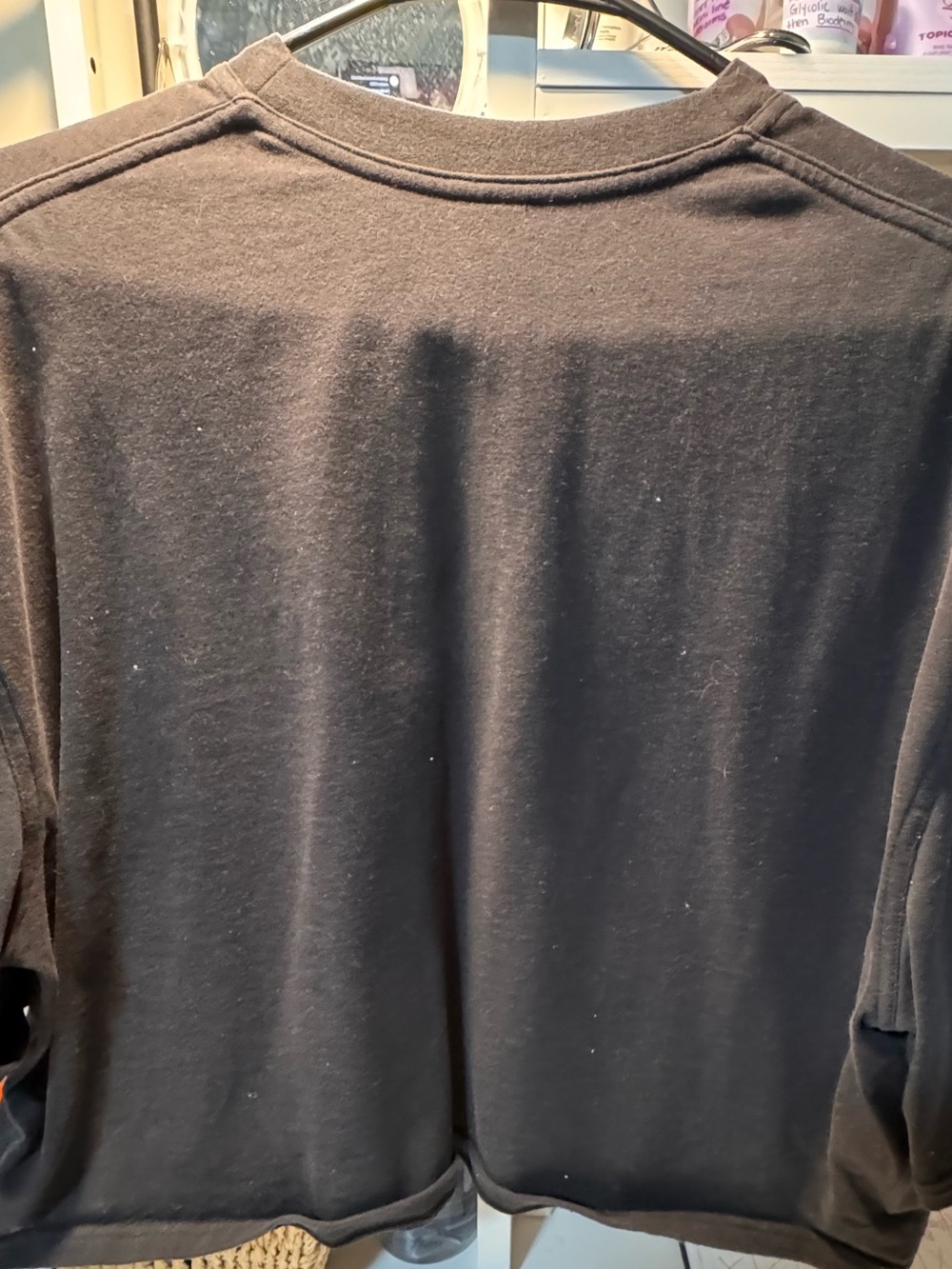 lululemon athletica Black Cropped Crew Tee - Picture 4 of 4